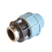 PN16 HDPE Quick Connector  Female Adaptor PP Push Fittings